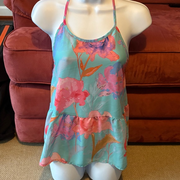 Everly Multicolor Abstract Top - Picture 5 of 12